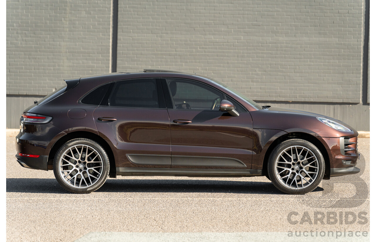 09/2021 Porsche Macan (AWD) 95B MY21 4d Wagon Mahogany Metallic Turbo 2.0L