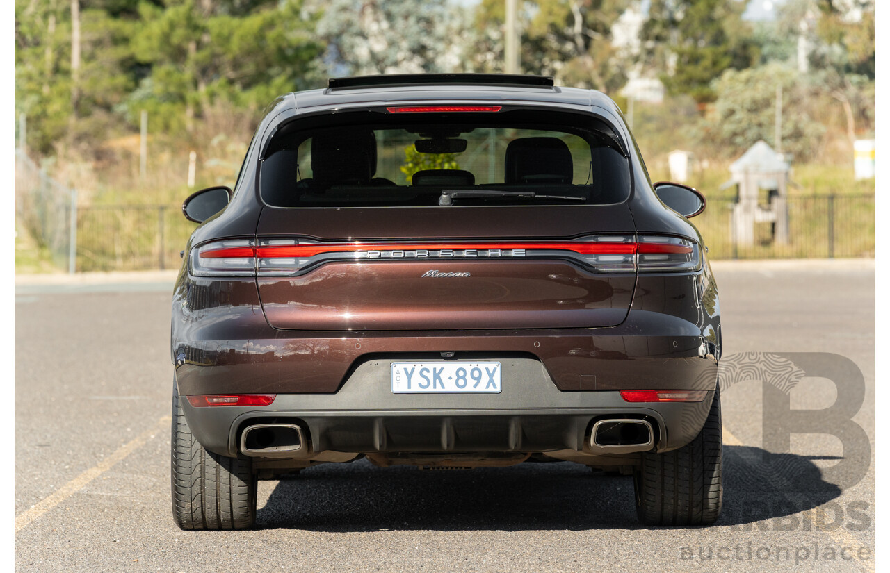 09/2021 Porsche Macan (AWD) 95B MY21 4d Wagon Mahogany Metallic Turbo 2.0L