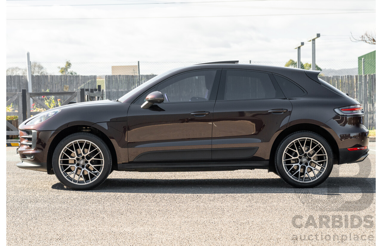 09/2021 Porsche Macan (AWD) 95B MY21 4d Wagon Mahogany Metallic Turbo 2.0L