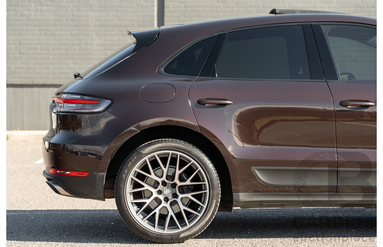 09/2021 Porsche Macan (AWD) 95B MY21 4d Wagon Mahogany Metallic Turbo 2.0L