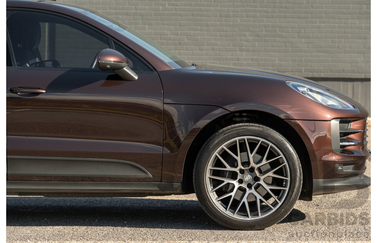 09/2021 Porsche Macan (AWD) 95B MY21 4d Wagon Mahogany Metallic Turbo 2.0L