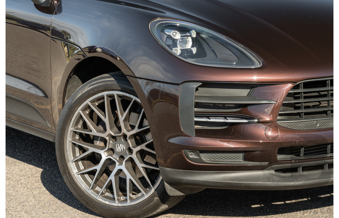 09/2021 Porsche Macan (AWD) 95B MY21 4d Wagon Mahogany Metallic Turbo 2.0L