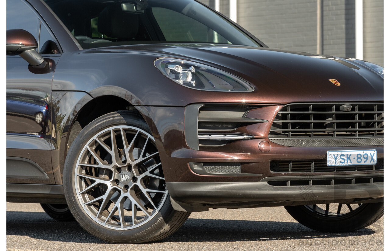 09/2021 Porsche Macan (AWD) 95B MY21 4d Wagon Mahogany Metallic Turbo 2.0L