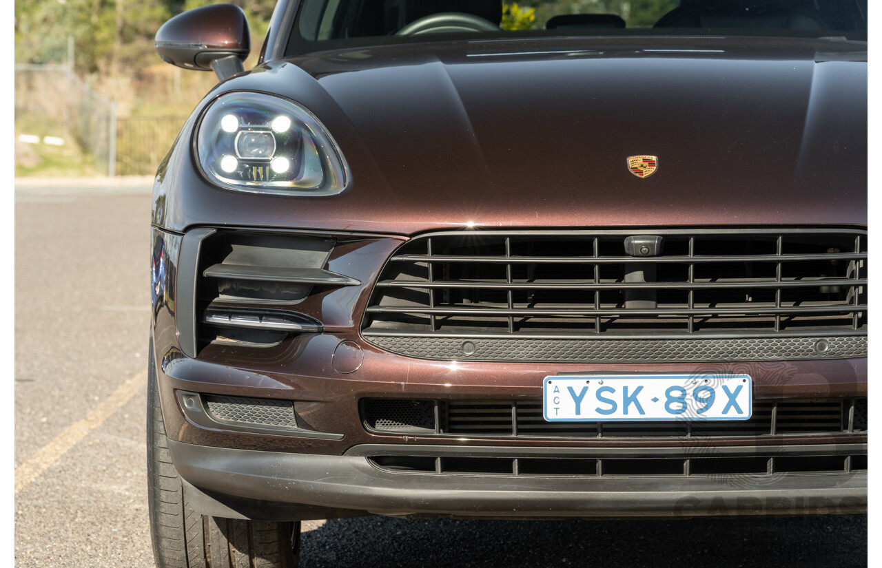 09/2021 Porsche Macan (AWD) 95B MY21 4d Wagon Mahogany Metallic Turbo 2.0L