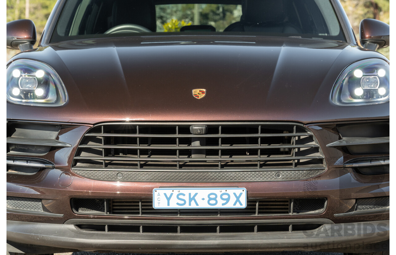 09/2021 Porsche Macan (AWD) 95B MY21 4d Wagon Mahogany Metallic Turbo 2.0L
