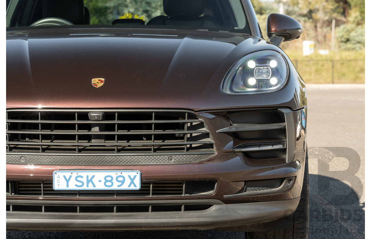 09/2021 Porsche Macan (AWD) 95B MY21 4d Wagon Mahogany Metallic Turbo 2.0L