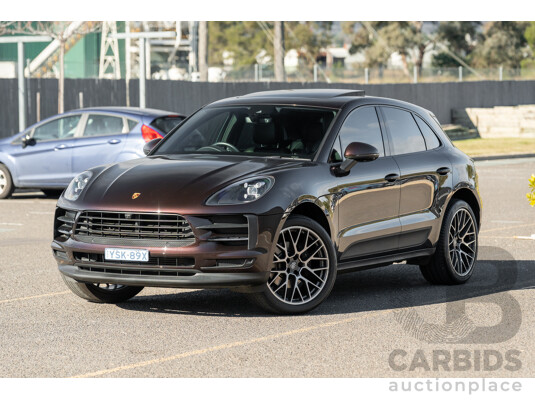 09/2021 Porsche Macan (AWD) 95B MY21 4d Wagon Mahogany Metallic Turbo 2.0L
