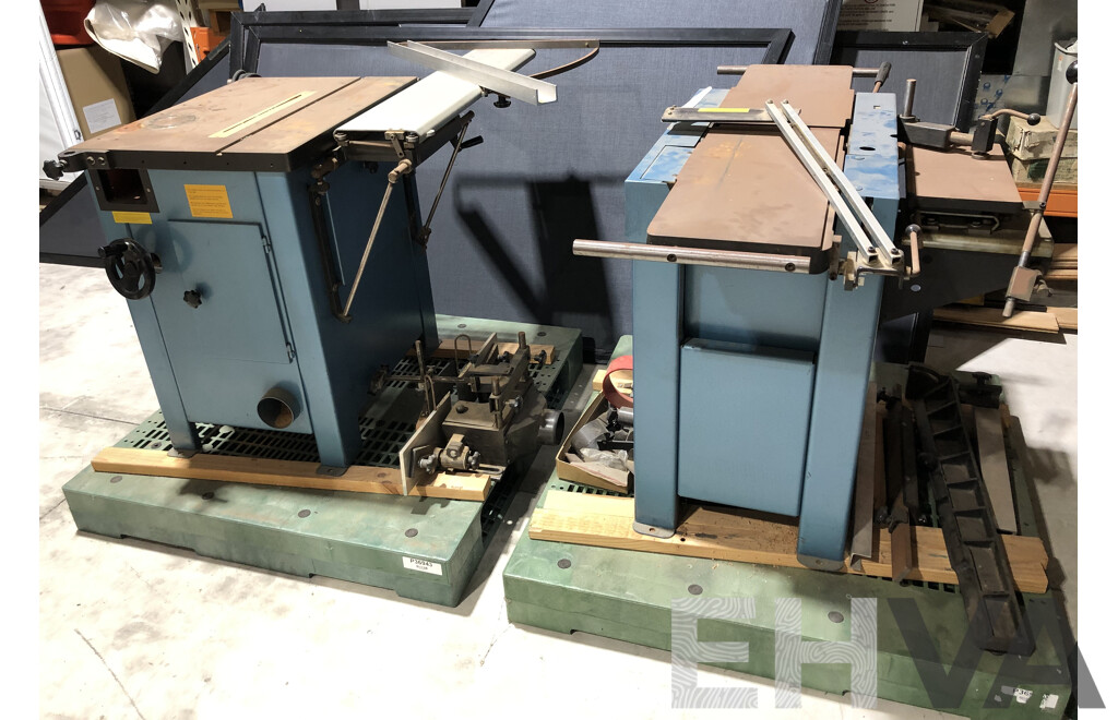Luna Master W59 Industrial 4 in 1 Table Saw, Planer, Morticer, Drill Combination Unit