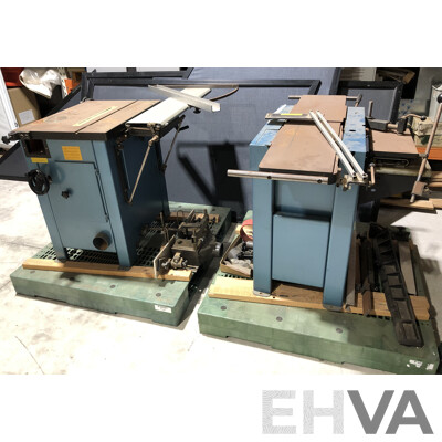 Luna Master W59 Industrial 4 in 1 Table Saw, Planer, Morticer, Drill Combination Unit