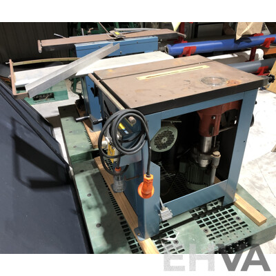 Luna Master W59 Industrial 4 in 1 Table Saw, Planer, Morticer, Drill Combination Unit