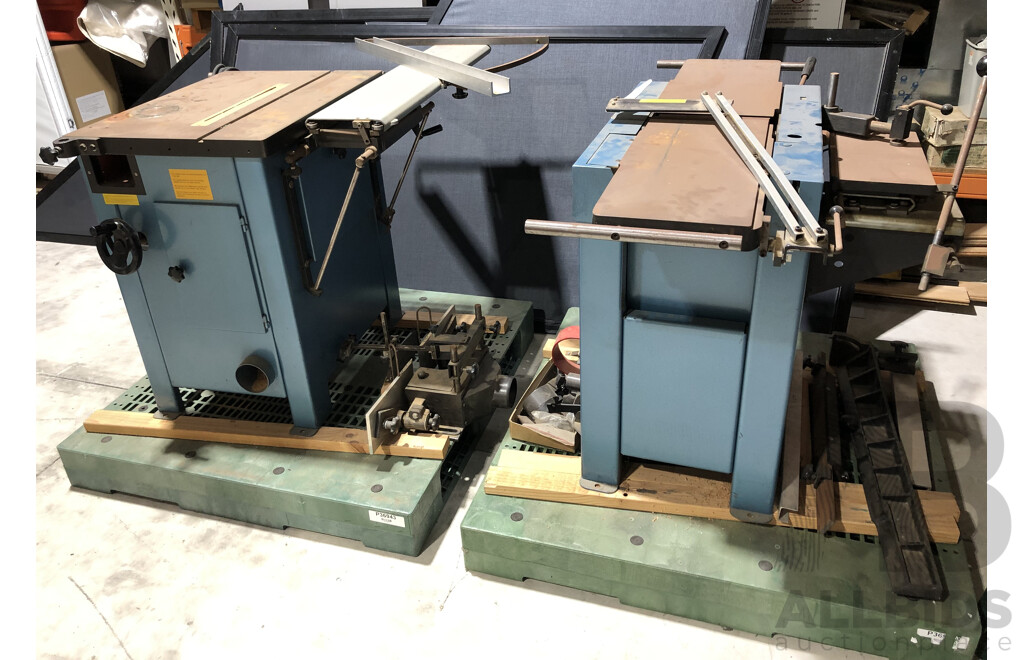 Luna Master W59 Industrial 4 in 1 Table Saw, Planer, Morticer, Drill Combination Unit