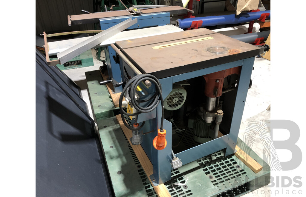 Luna Master W59 Industrial 4 in 1 Table Saw, Planer, Morticer, Drill Combination Unit