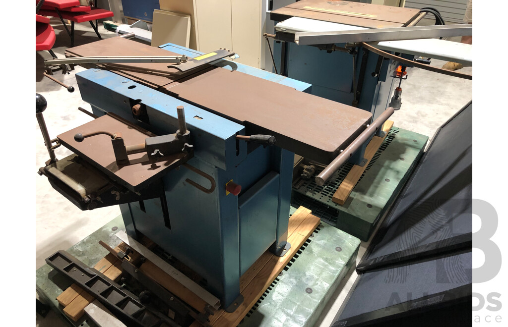 Luna Master W59 Industrial 4 in 1 Table Saw, Planer, Morticer, Drill Combination Unit