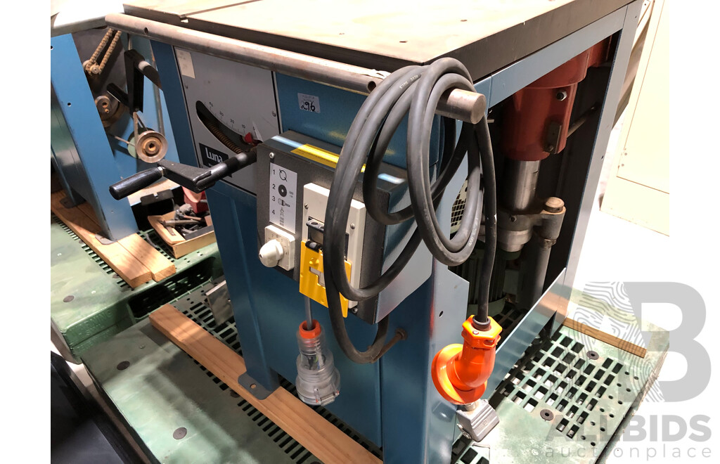 Luna Master W59 Industrial 4 in 1 Table Saw, Planer, Morticer, Drill Combination Unit