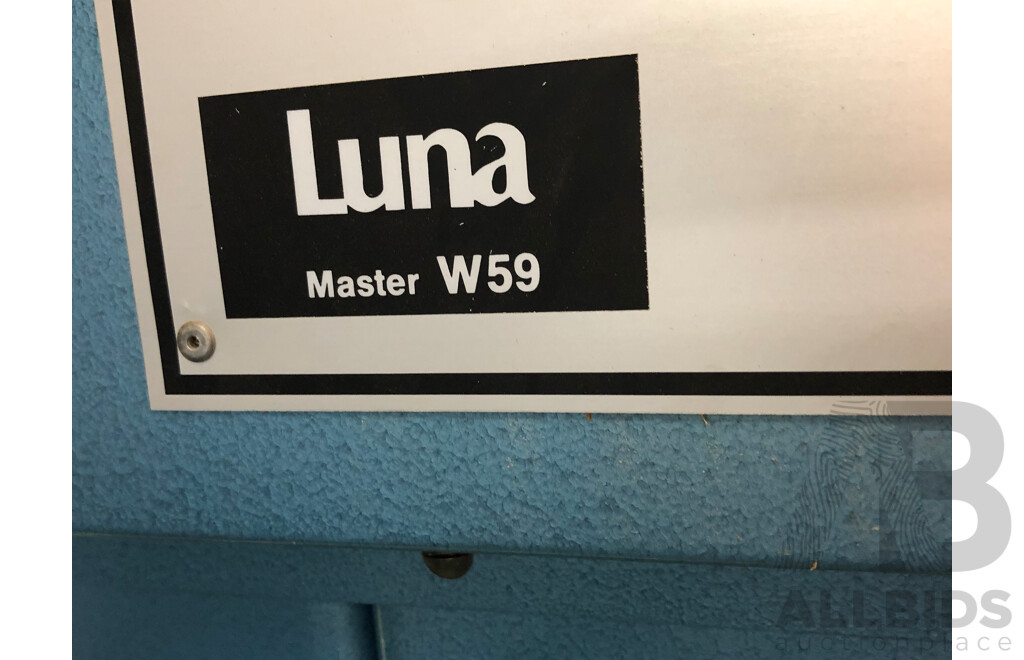 Luna Master W59 Industrial 4 in 1 Table Saw, Planer, Morticer, Drill Combination Unit