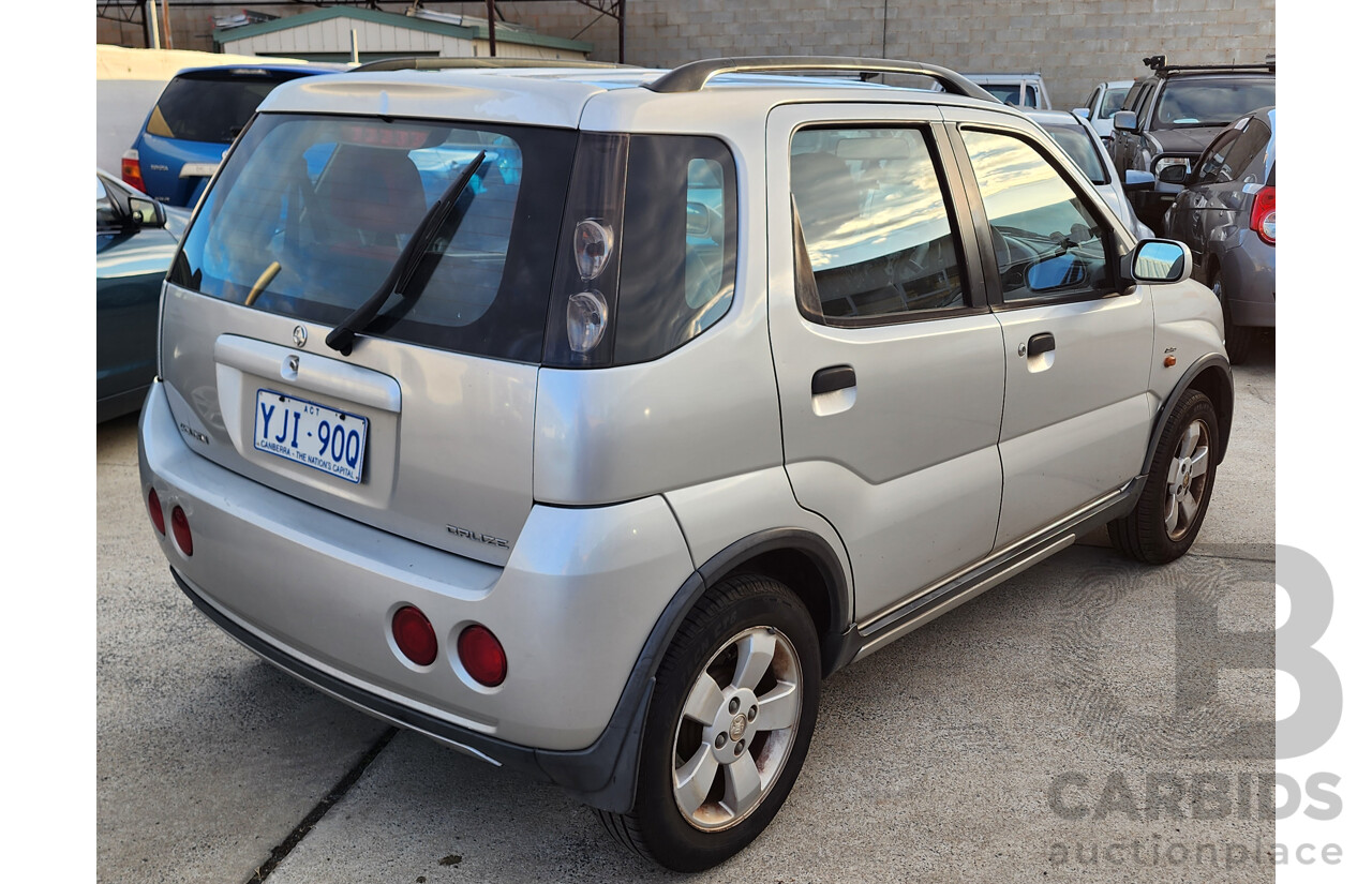 10/2005 Holden Cruze  YG 4d Wagon Silver 1.5L