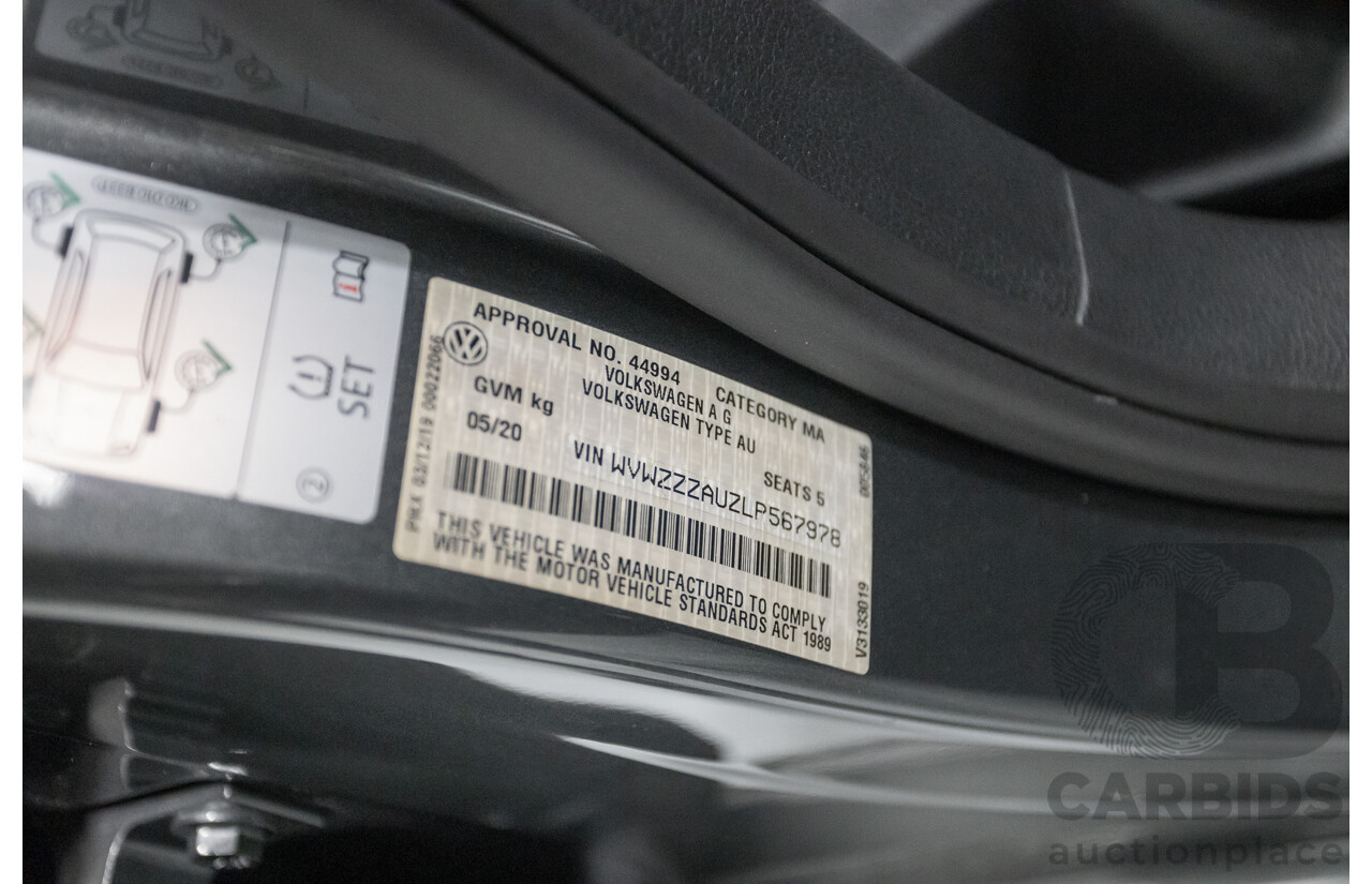 5/2020 Volkswagen Golf 110 TSI Comfortline AU MY20 4d Wagon Indium Grey Metallic Turbo 1.4L