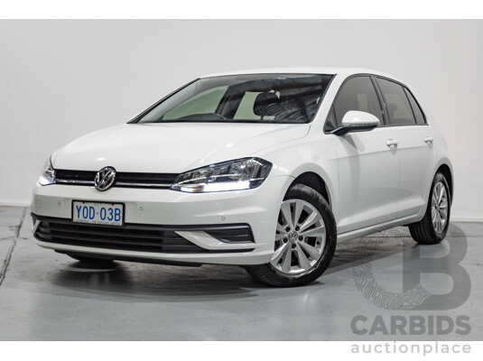 3/2020 Volkswagen Golf 110 TSI Trendline AU MY20 5d Hatchback Pure White Turbo 1.4L