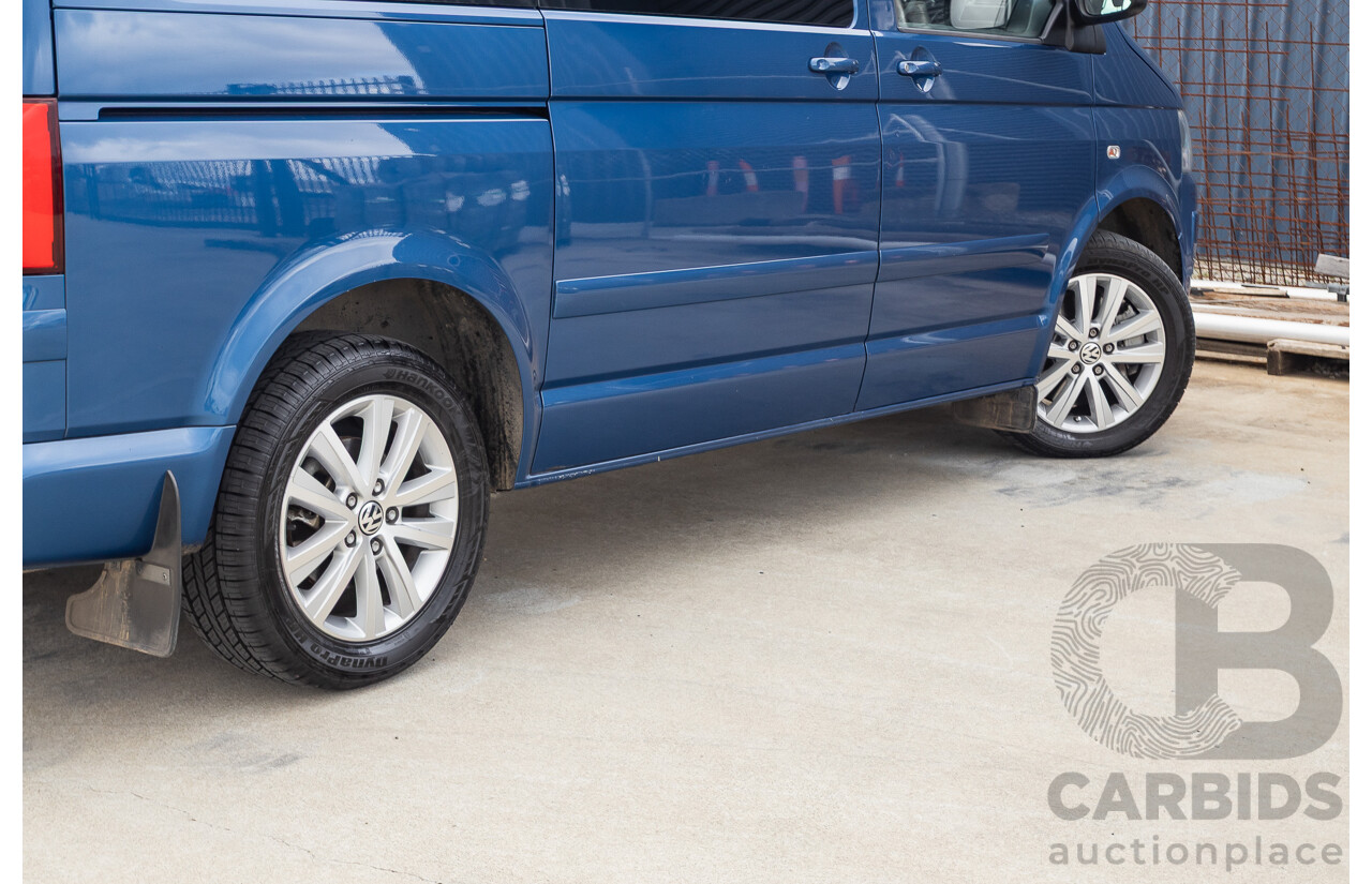 06/12 Volkswagen Multivan Comfortline TDI400 4 Motion (AWD) T5 MY12 4D Wagon Blue 2.0L - 7 Seater