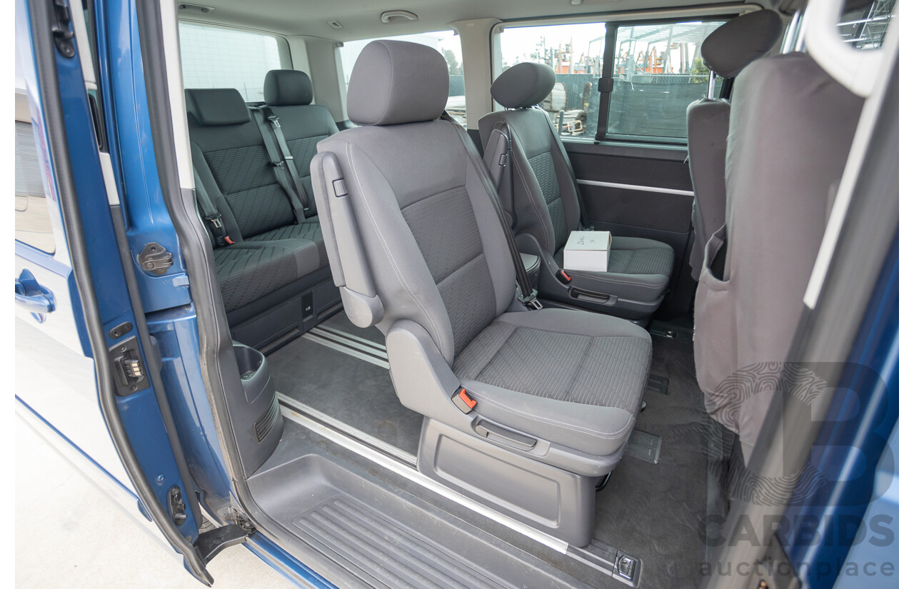 06/12 Volkswagen Multivan Comfortline TDI400 4 Motion (AWD) T5 MY12 4D Wagon Blue 2.0L - 7 Seater