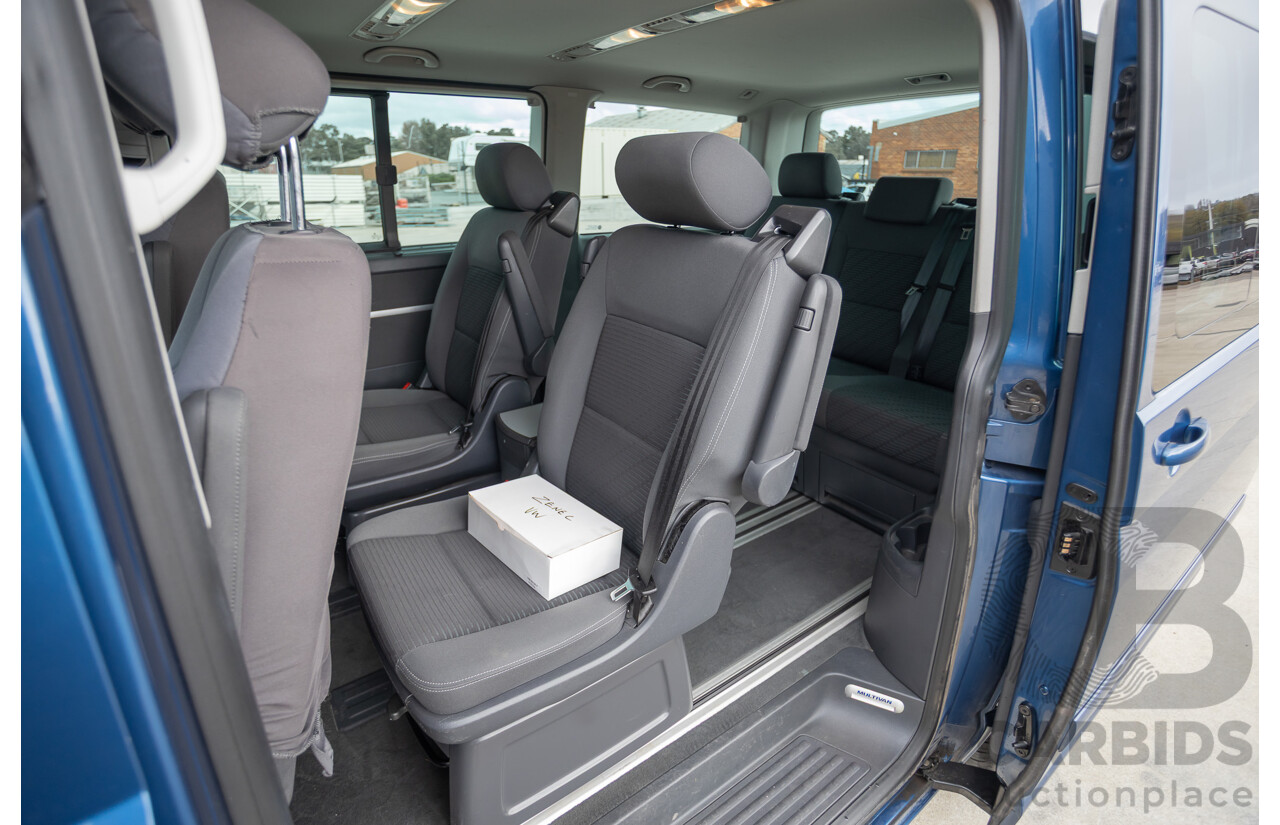 06/12 Volkswagen Multivan Comfortline TDI400 4 Motion (AWD) T5 MY12 4D Wagon Blue 2.0L - 7 Seater