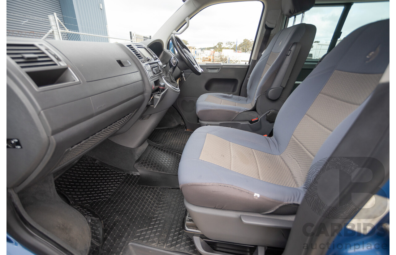06/12 Volkswagen Multivan Comfortline TDI400 4 Motion (AWD) T5 MY12 4D Wagon Blue 2.0L - 7 Seater