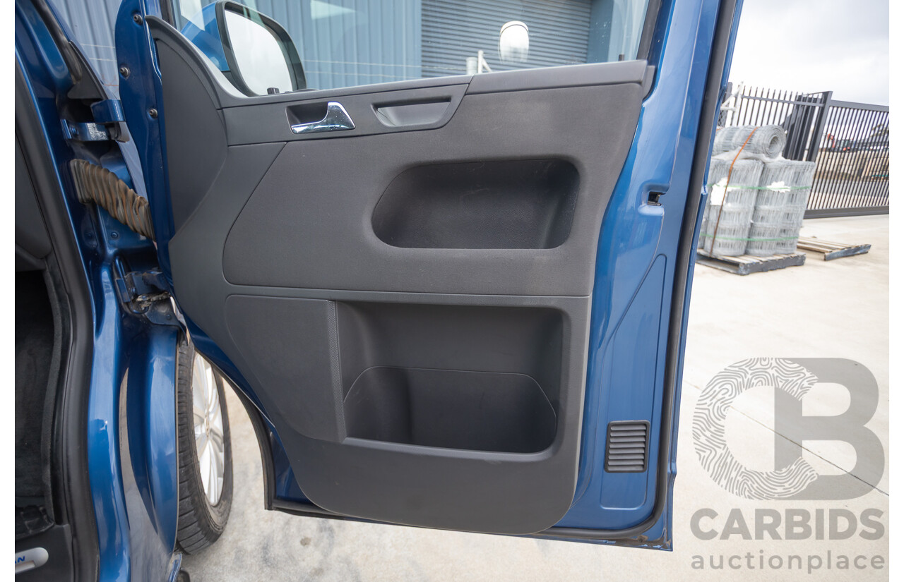 06/12 Volkswagen Multivan Comfortline TDI400 4 Motion (AWD) T5 MY12 4D Wagon Blue 2.0L - 7 Seater