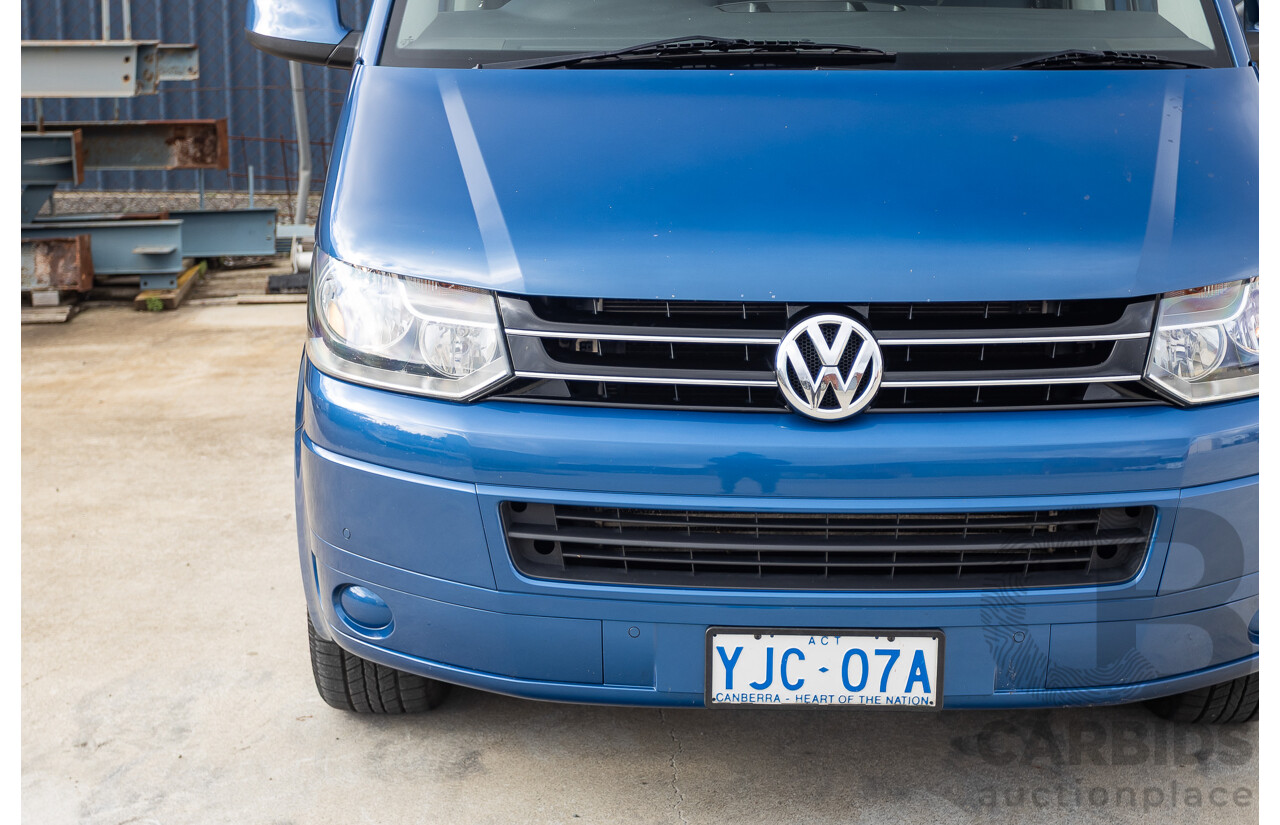 06/12 Volkswagen Multivan Comfortline TDI400 4 Motion (AWD) T5 MY12 4D Wagon Blue 2.0L - 7 Seater