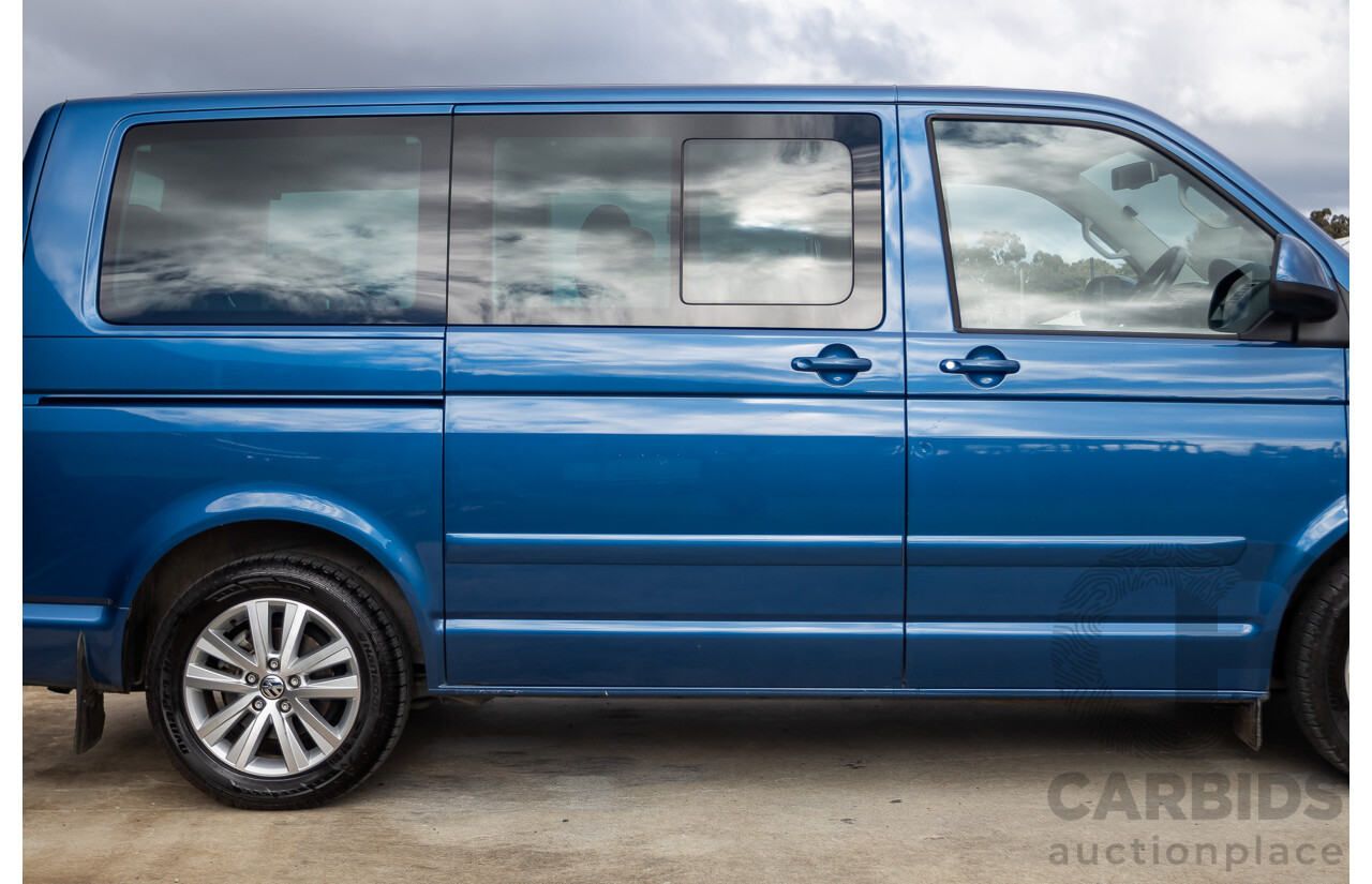 06/12 Volkswagen Multivan Comfortline TDI400 4 Motion (AWD) T5 MY12 4D Wagon Blue 2.0L - 7 Seater
