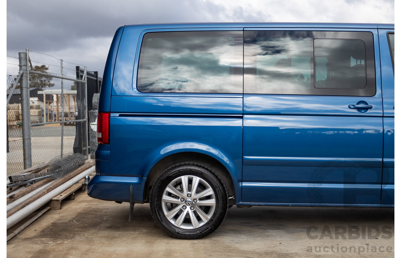 06/12 Volkswagen Multivan Comfortline TDI400 4 Motion (AWD) T5 MY12 4D Wagon Blue 2.0L - 7 Seater