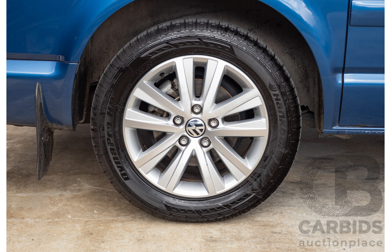 06/12 Volkswagen Multivan Comfortline TDI400 4 Motion (AWD) T5 MY12 4D Wagon Blue 2.0L - 7 Seater