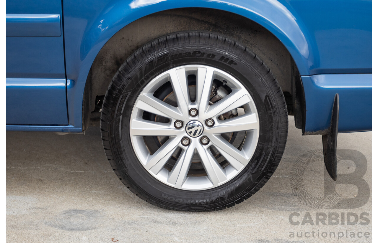 06/12 Volkswagen Multivan Comfortline TDI400 4 Motion (AWD) T5 MY12 4D Wagon Blue 2.0L - 7 Seater