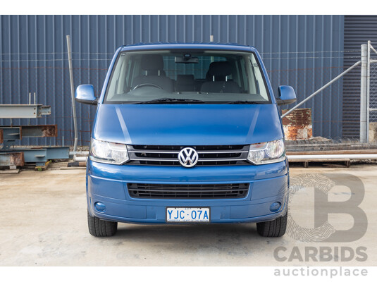 1660781 · 06/12 Volkswagen Multivan Comfortline TDI400 4 Motion (AWD) T5 MY12 4D Wagon Blue 2.0L - 7 Seater