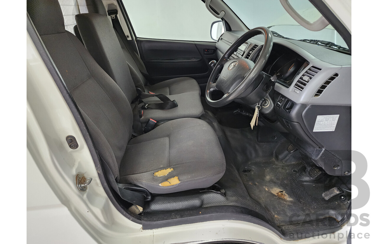 3/2012 Toyota Hiace LWB KDH201R MY12 UPGRADE 4d Van White 3.0L