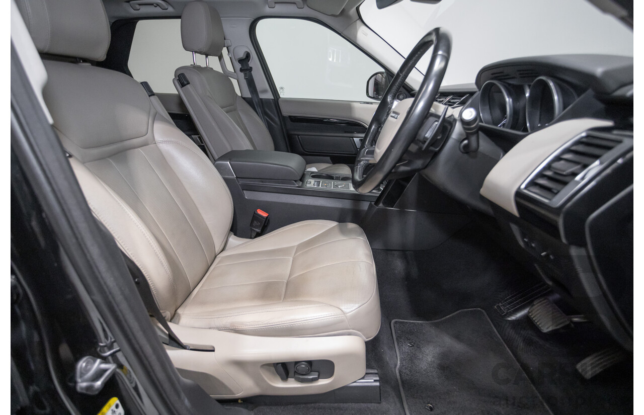 10/2017 Land Rover Discovery TD4 SE (AWD) MY17 4d Wagon Santorini Black Metallic Turbo Diesel 2.0L
