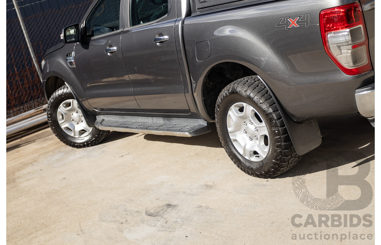02/2018 Ford Ranger XLT 3.2 (4x4) PX MKII MY18 Dual Cab Pick Up Grey Turbo Diesel 3.2L