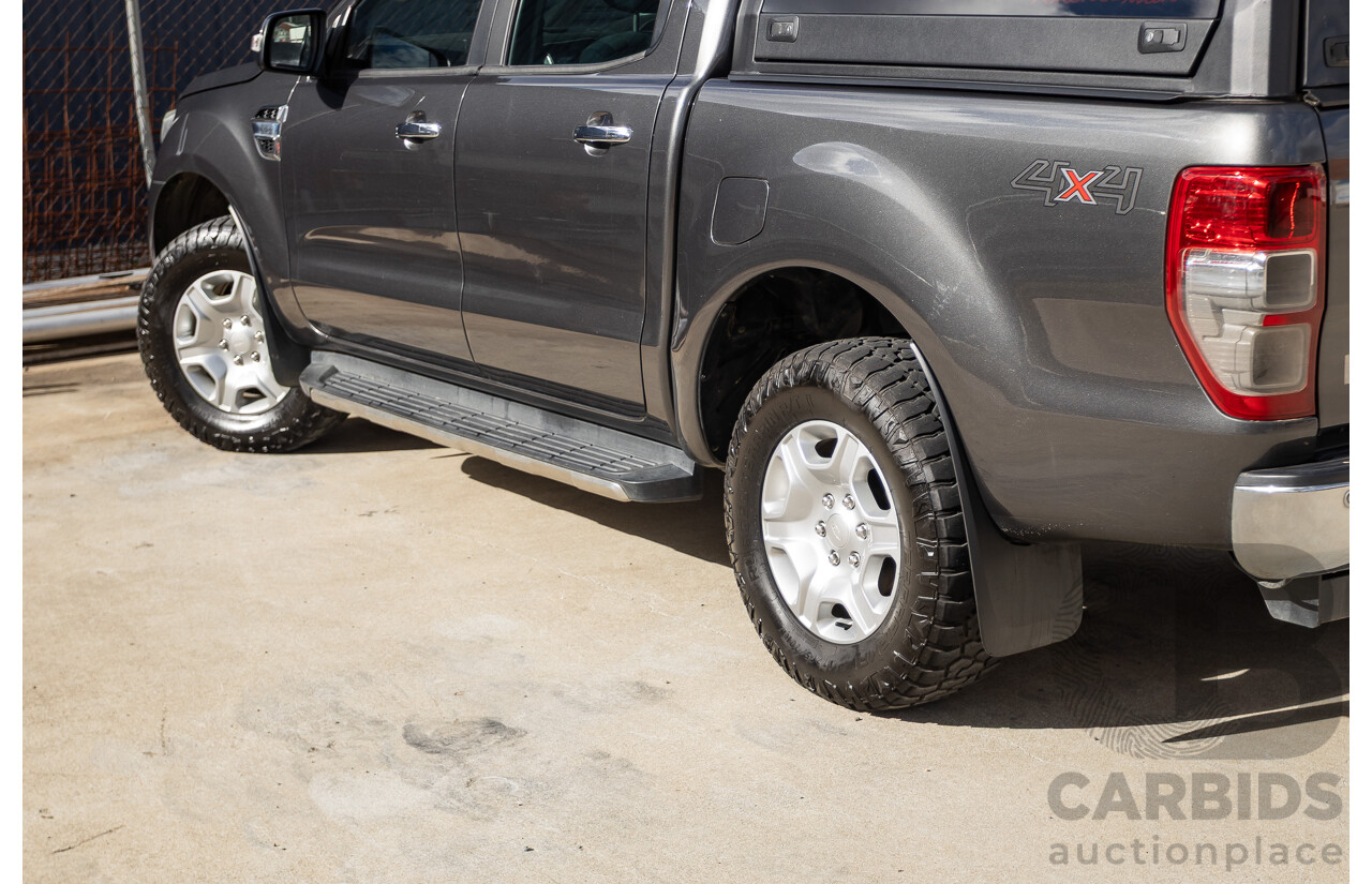 02/2018 Ford Ranger XLT 3.2 (4x4) PX MKII MY18 Dual Cab Pick Up Grey Turbo Diesel 3.2L