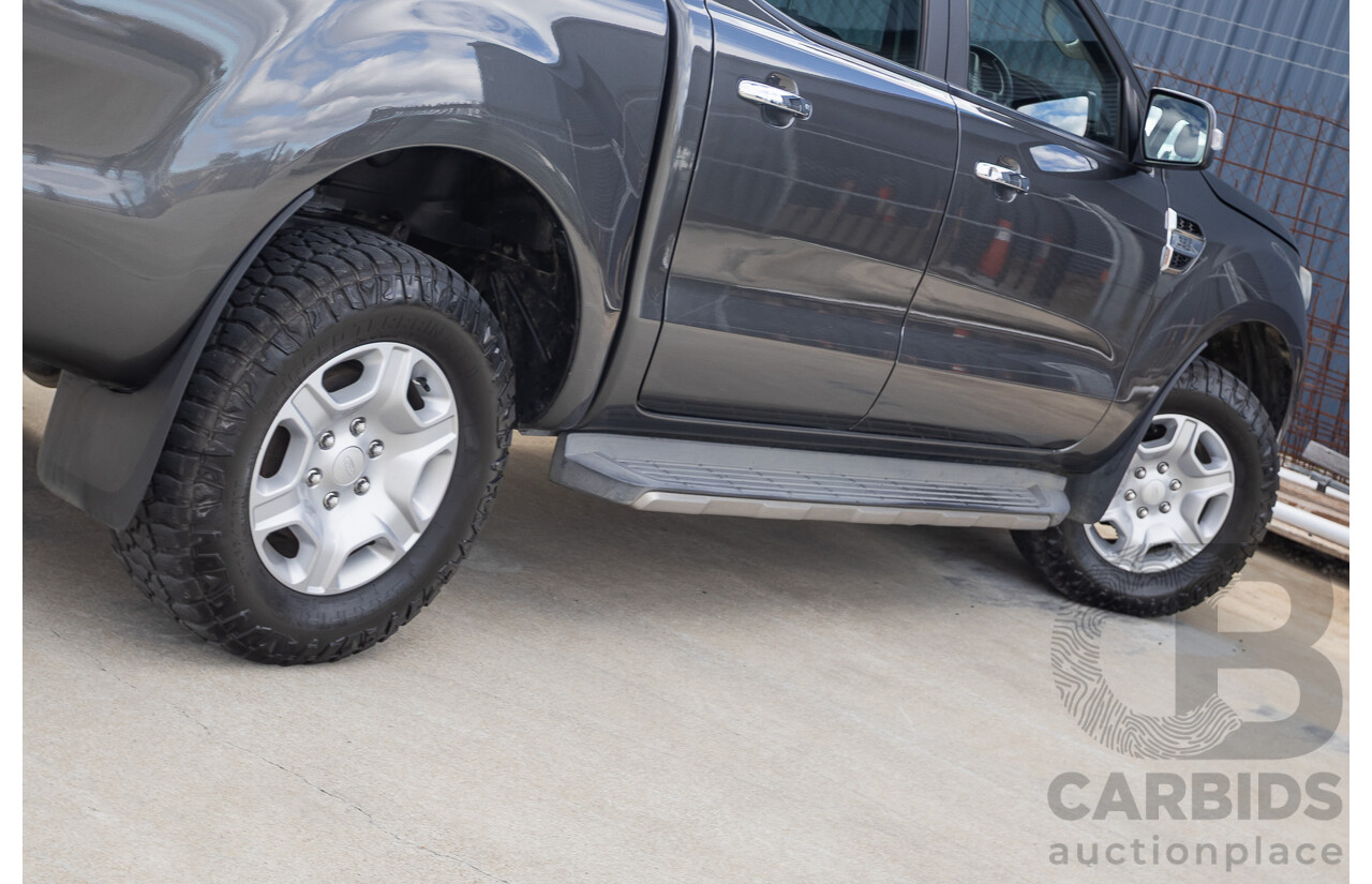 02/2018 Ford Ranger XLT 3.2 (4x4) PX MKII MY18 Dual Cab Pick Up Grey Turbo Diesel 3.2L