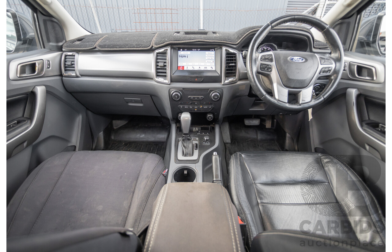 02/2018 Ford Ranger XLT 3.2 (4x4) PX MKII MY18 Dual Cab Pick Up Grey Turbo Diesel 3.2L