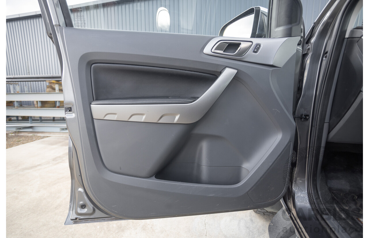 02/2018 Ford Ranger XLT 3.2 (4x4) PX MKII MY18 Dual Cab Pick Up Grey Turbo Diesel 3.2L