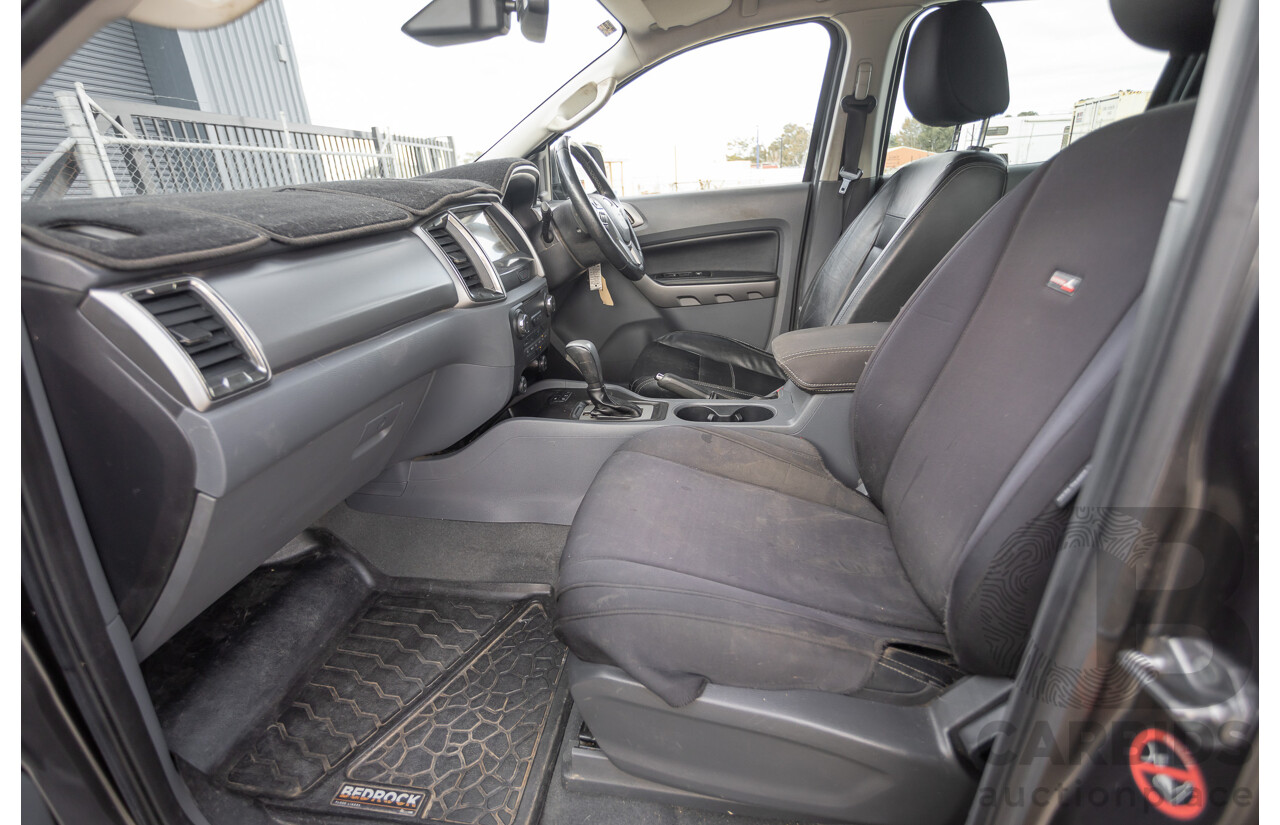 02/2018 Ford Ranger XLT 3.2 (4x4) PX MKII MY18 Dual Cab Pick Up Grey Turbo Diesel 3.2L