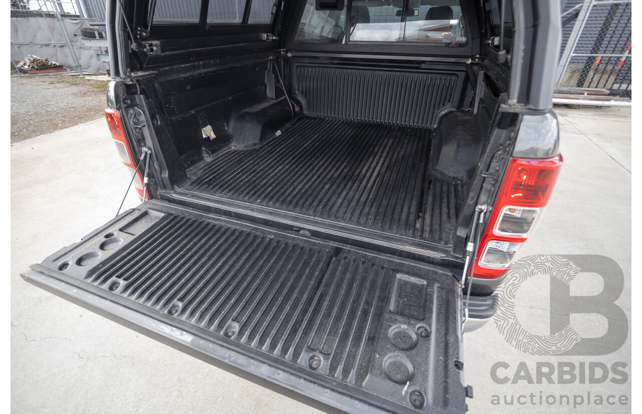 02/2018 Ford Ranger XLT 3.2 (4x4) PX MKII MY18 Dual Cab Pick Up Grey Turbo Diesel 3.2L
