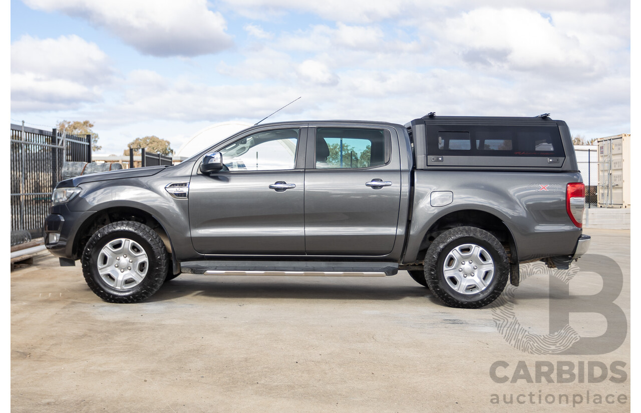 02/2018 Ford Ranger XLT 3.2 (4x4) PX MKII MY18 Dual Cab Pick Up Grey Turbo Diesel 3.2L