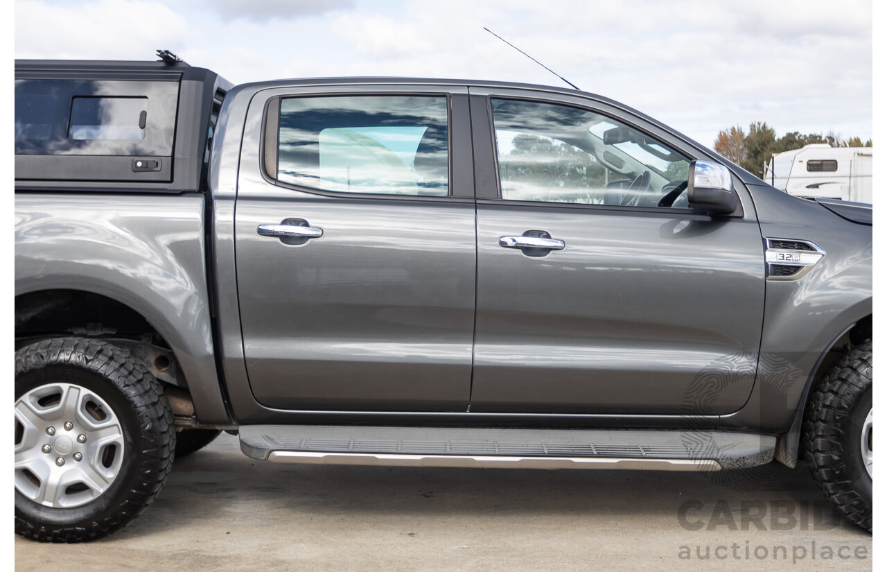 02/2018 Ford Ranger XLT 3.2 (4x4) PX MKII MY18 Dual Cab Pick Up Grey Turbo Diesel 3.2L