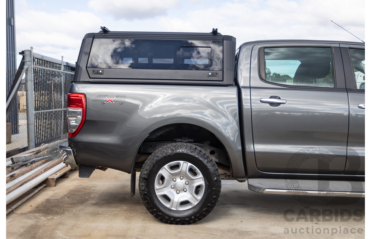 02/2018 Ford Ranger XLT 3.2 (4x4) PX MKII MY18 Dual Cab Pick Up Grey Turbo Diesel 3.2L