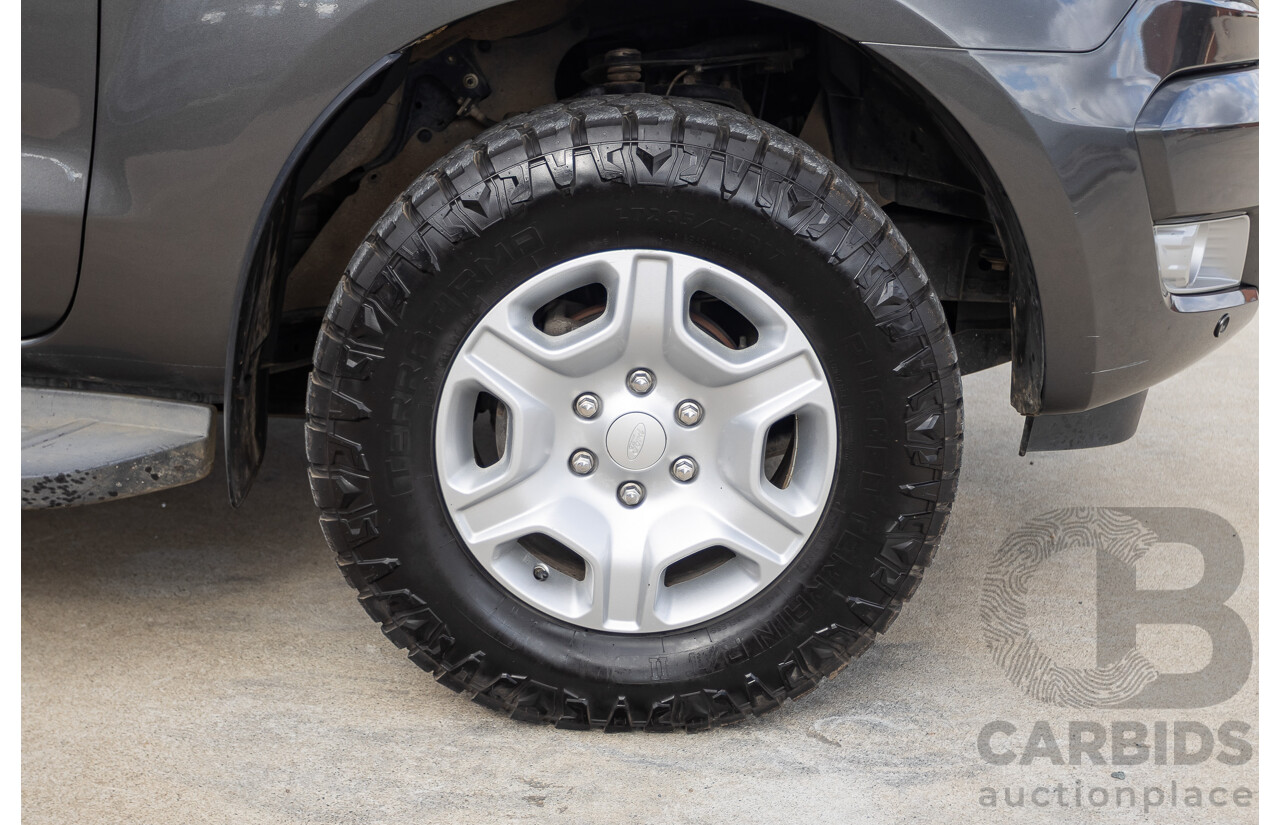 02/2018 Ford Ranger XLT 3.2 (4x4) PX MKII MY18 Dual Cab Pick Up Grey Turbo Diesel 3.2L