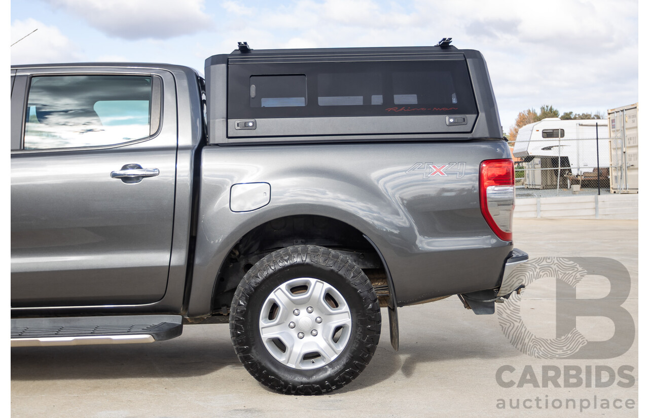 02/2018 Ford Ranger XLT 3.2 (4x4) PX MKII MY18 Dual Cab Pick Up Grey Turbo Diesel 3.2L