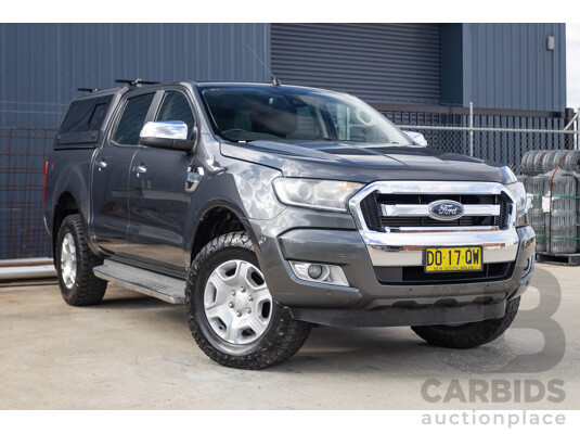 02/2018 Ford Ranger XLT 3.2 (4x4) PX MKII MY18 Dual Cab Pick Up Grey Turbo Diesel 3.2L
