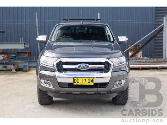 1660805 · 02/2018 Ford Ranger XLT 3.2 (4x4) PX MKII MY18 Dual Cab Pick Up Grey Turbo Diesel 3.2L