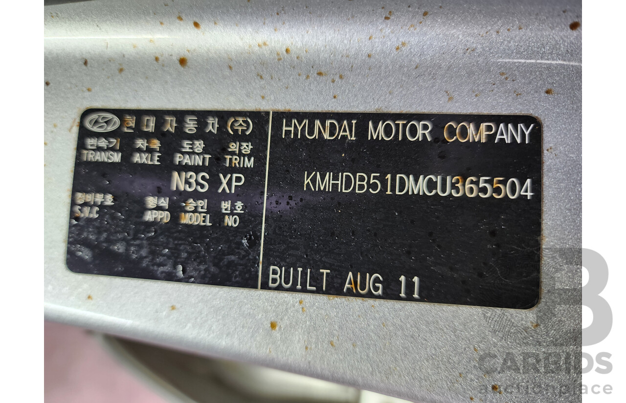 9/2011 Hyundai i30 SX FD MY11 5d Hatchback Silver 1.6L